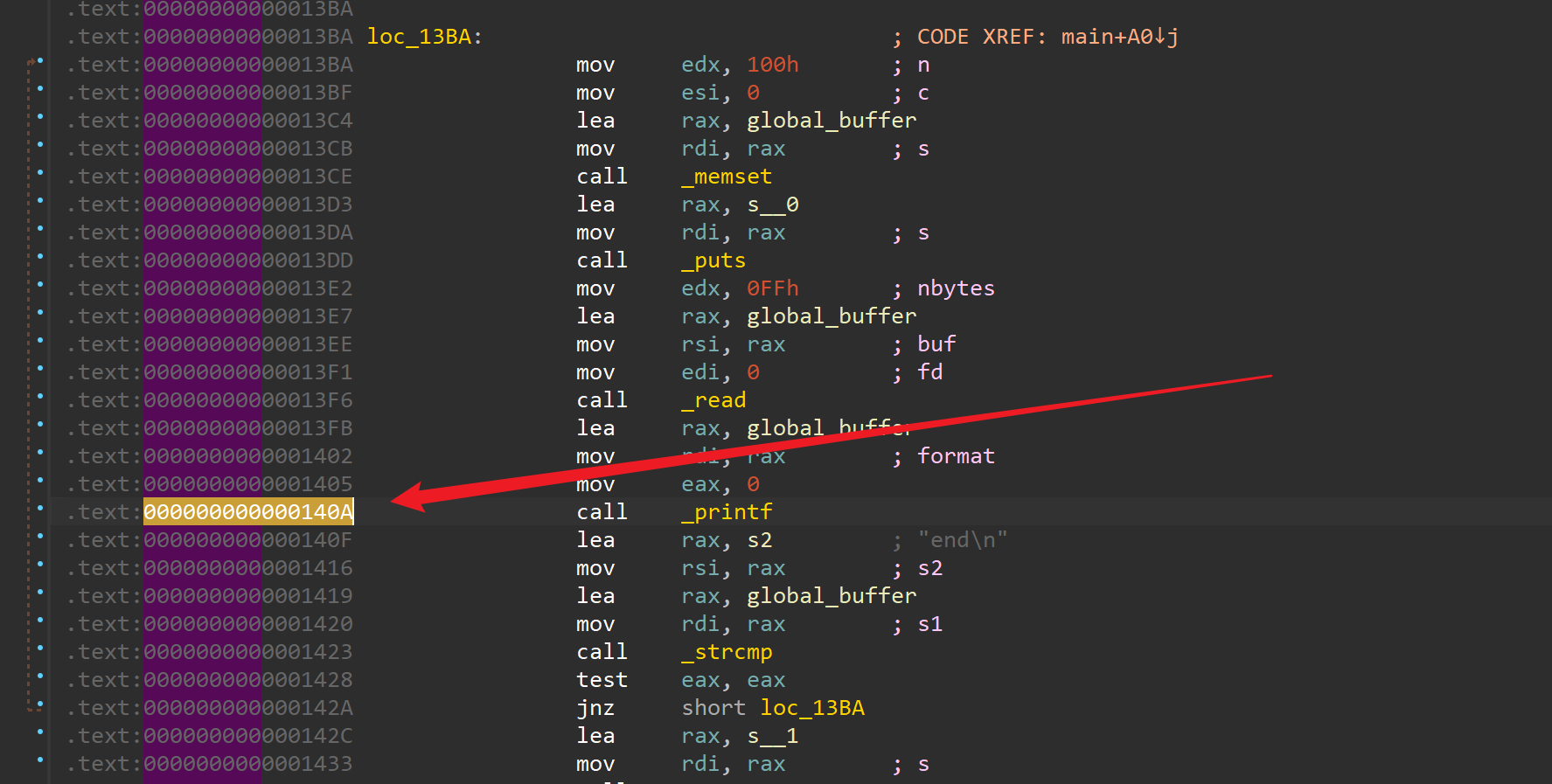 PIE 程序断点位置